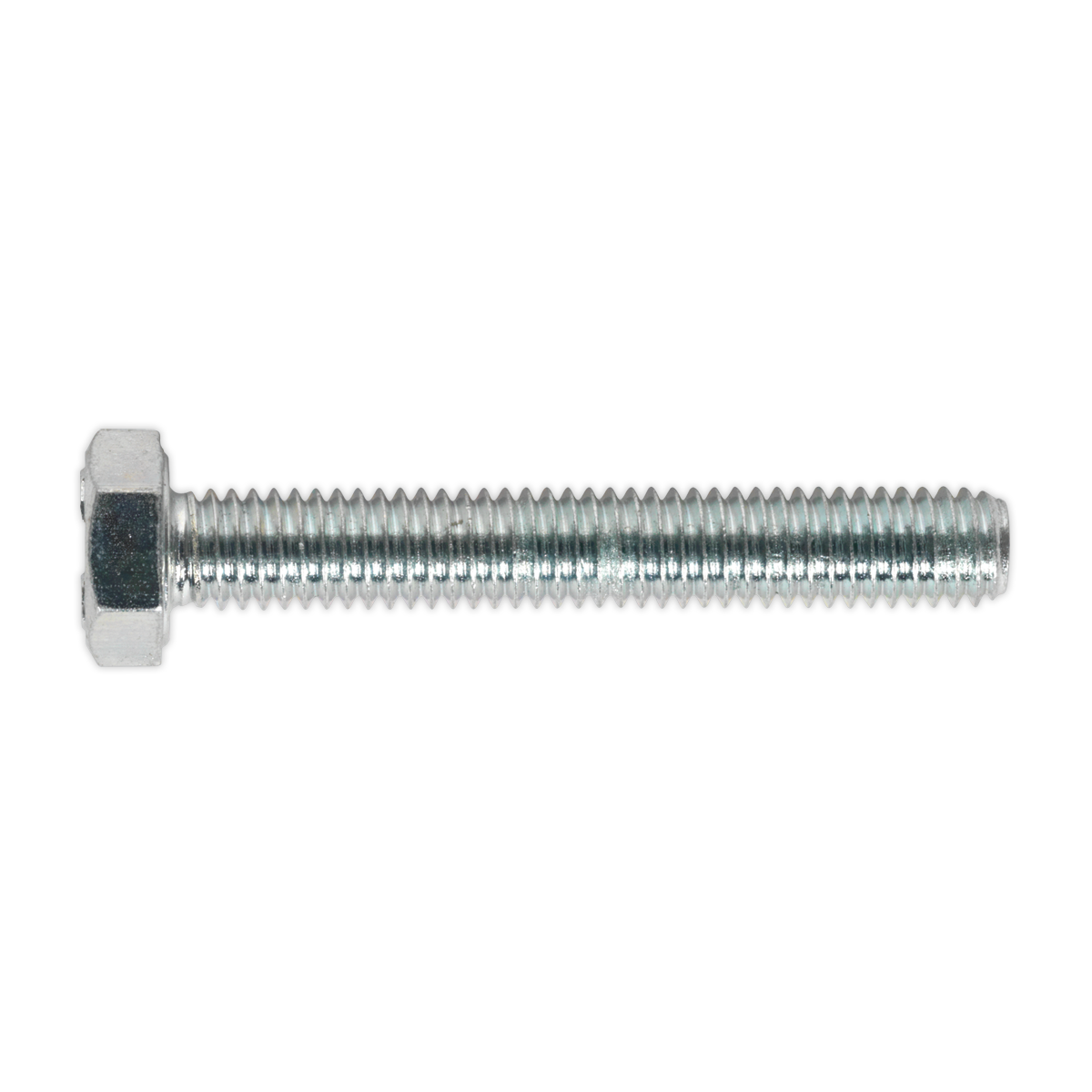 8.8 Zinc Plated HT Setscrew M6 x 40mm, DIN 933 - Pack of 50