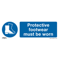 Worksafe® Protective Footwear Must Be Worn Safety Sign - Rig