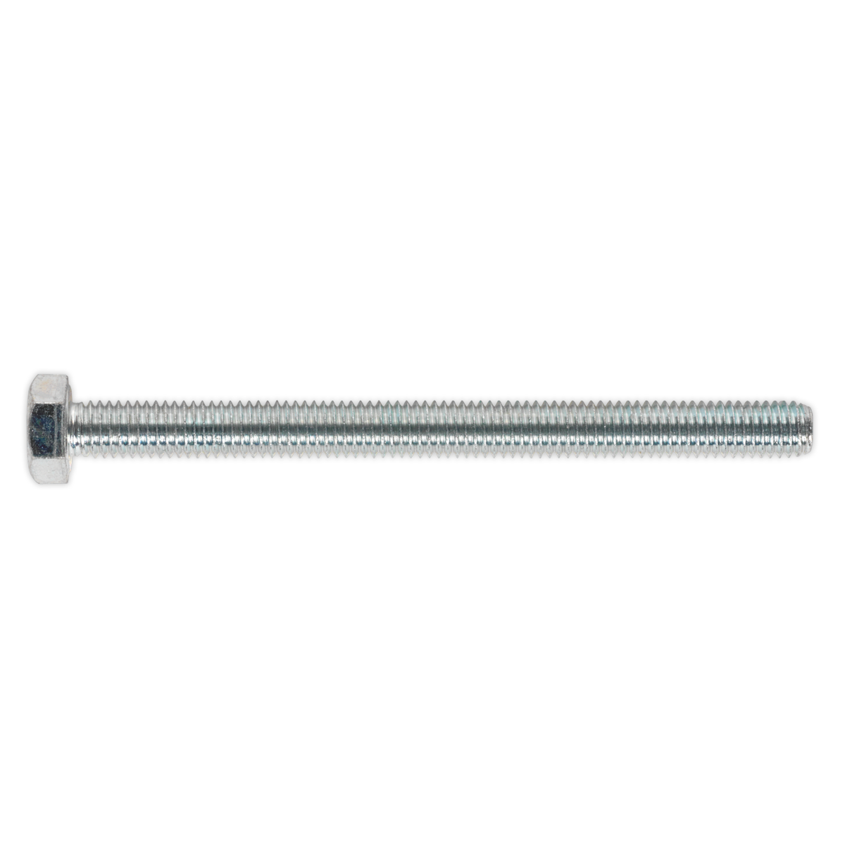 8.8 Zinc Plated HT Setscrew M8 x 100mm, DIN 933 - Pack of 25