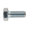 8.8 Zinc Plated HT Setscrew M8 x 20mm, DIN 933 - Pack of 50