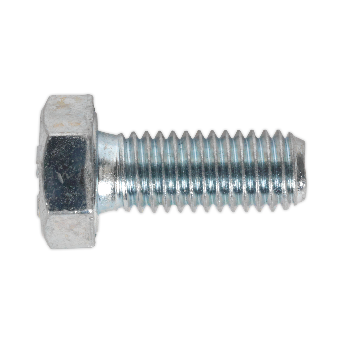 8.8 Zinc Plated HT Setscrew M8 x 20mm, DIN 933 - Pack of 50