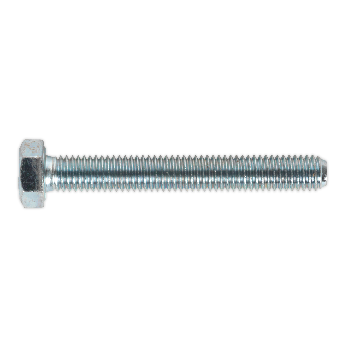 8.8 Zinc Plated HT Setscrew M8 x 60mm, DIN 933 - Pack of 50