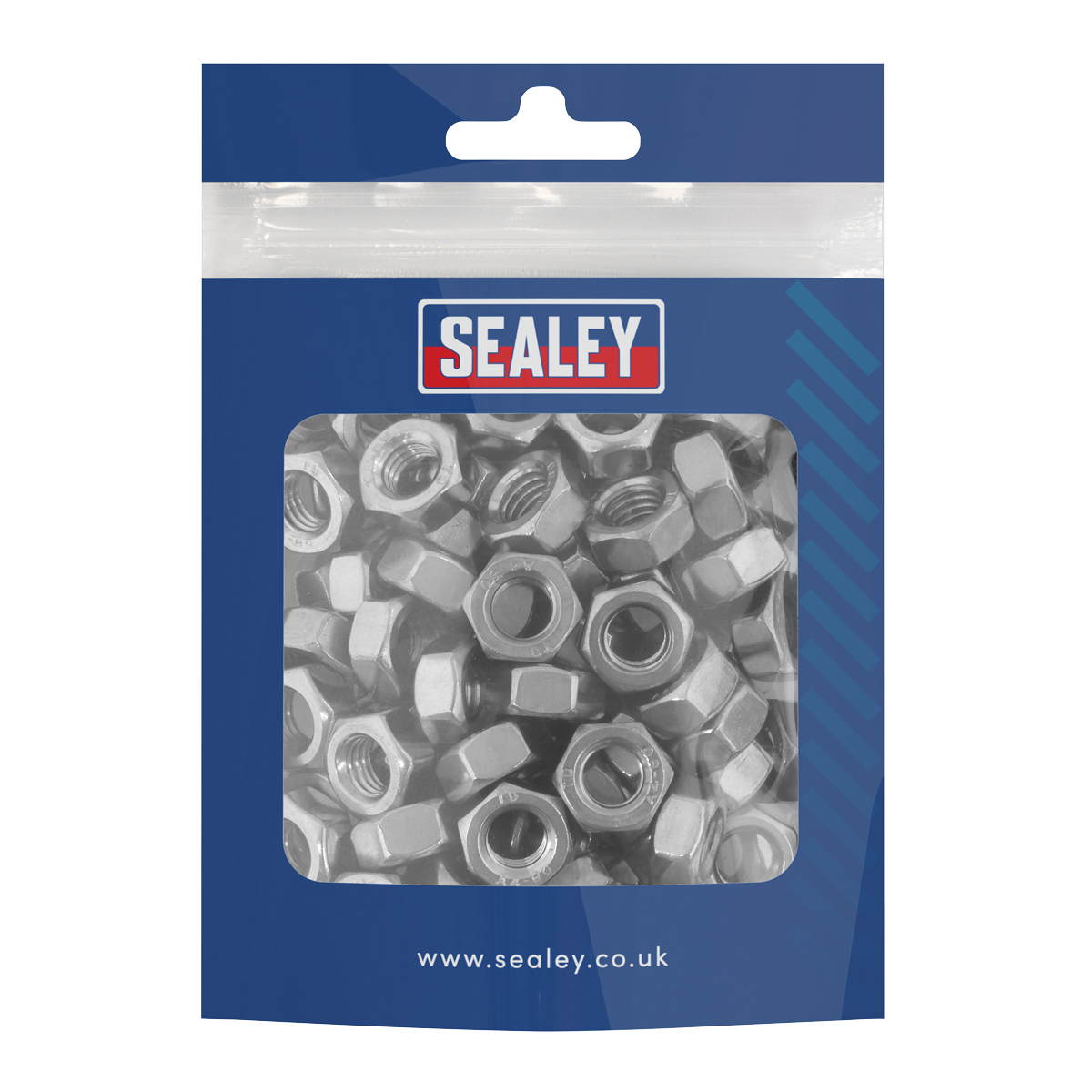 Stainless Steel Full Nut M8 x 1.25mm pitch, DIN 934 - Pack of 100