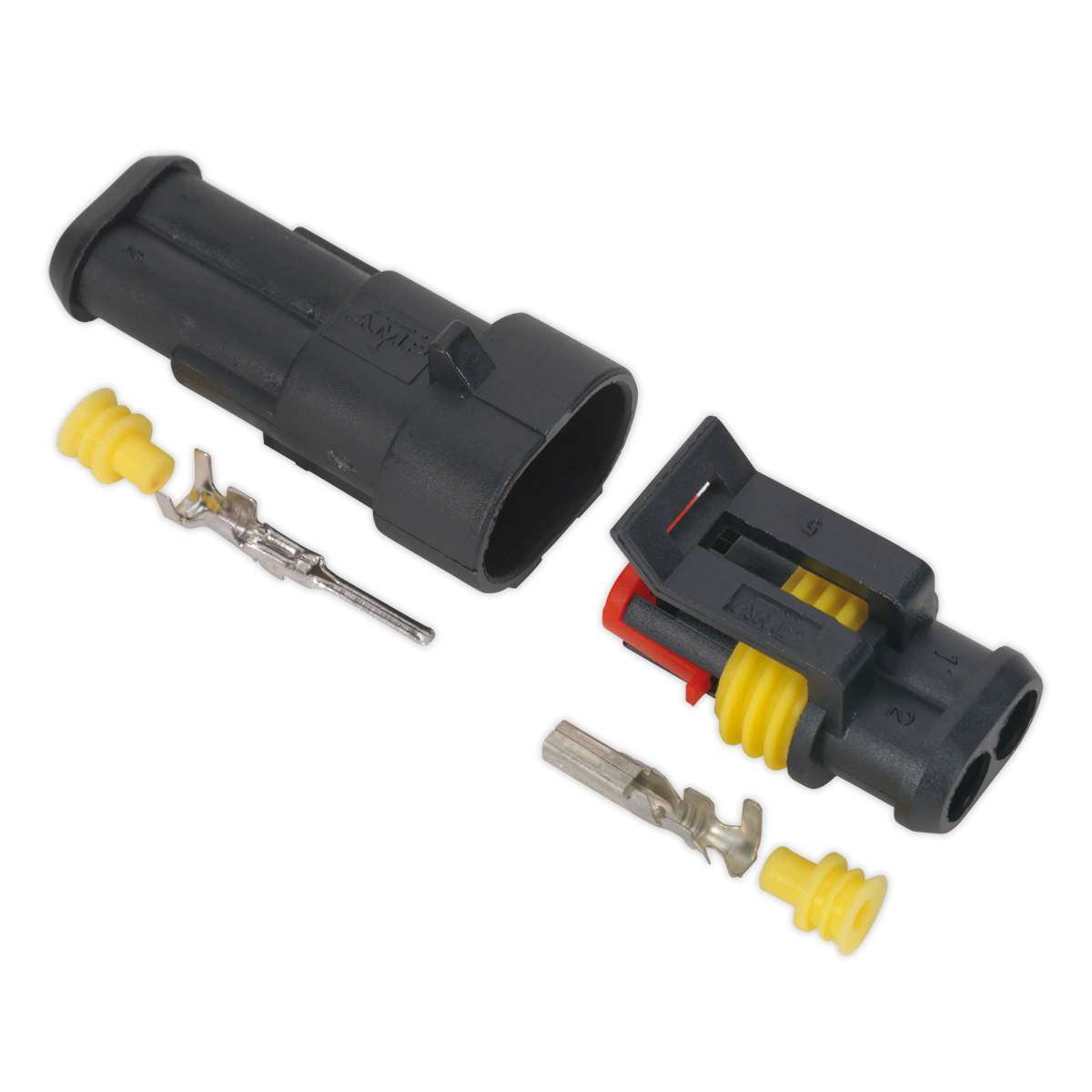 2-Way Superseal Male & Female Connector - 1 pair