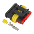 4-Way Superseal Female Connector - Pack of 3