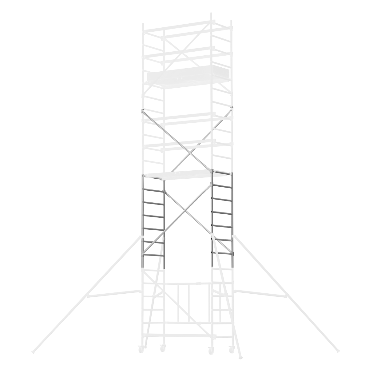 Platform Scaffold Tower Extension Pack 4 EN 1004-1