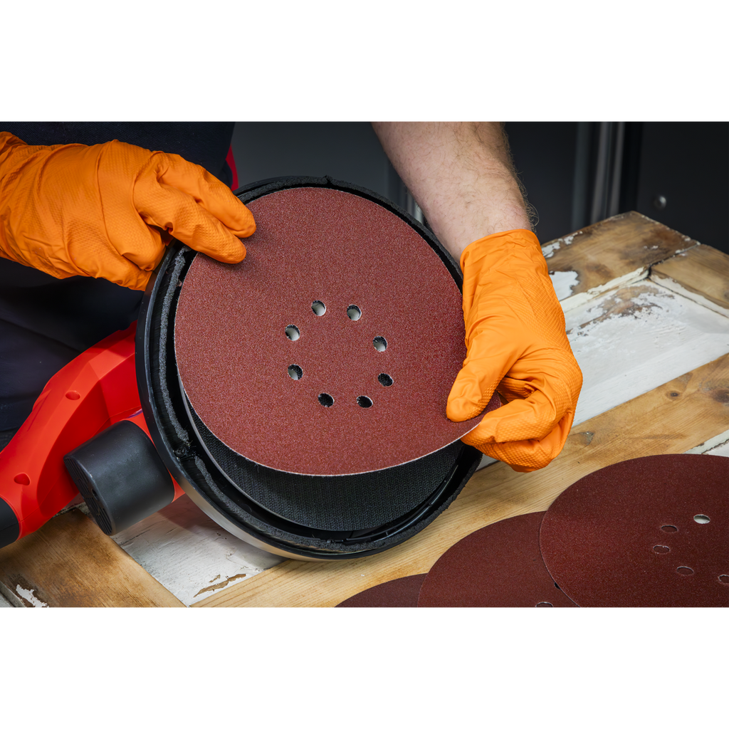 225mm Hook-and-Loop Sanding Disc Set 5pc