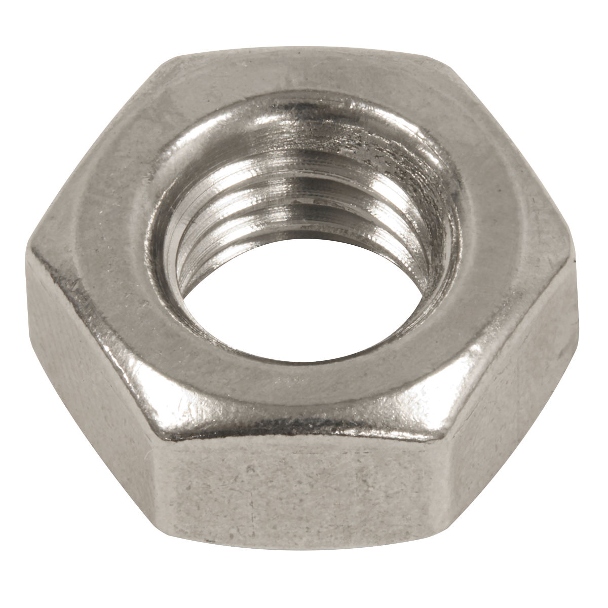 Stainless Steel Nut M10 A2, DIN 934 - Pack of 50