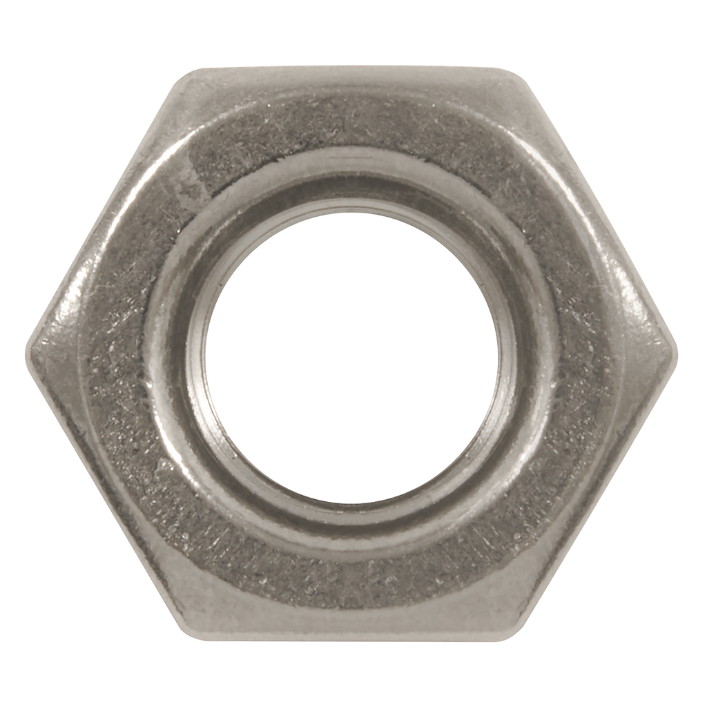 Stainless Steel Nut M10 A2, DIN 934 - Pack of 50