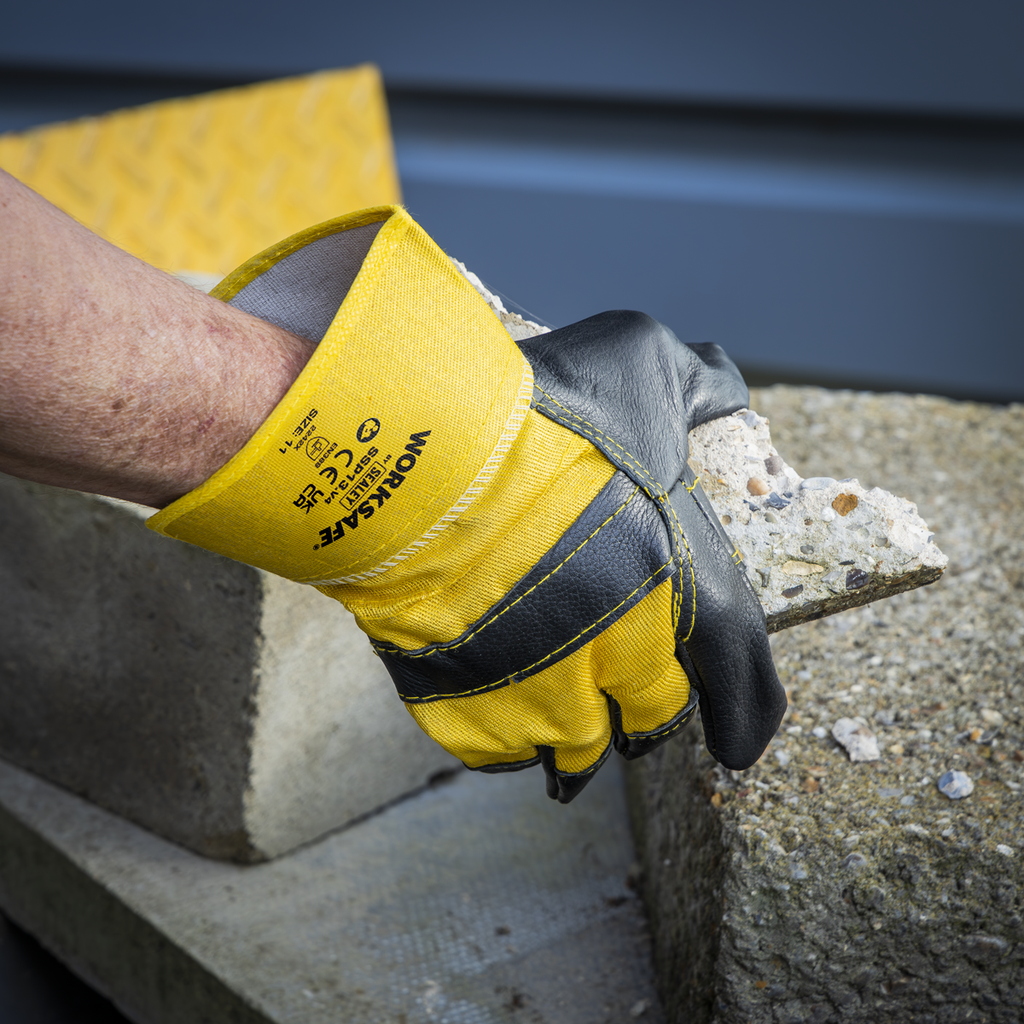 Worksafe® Rigger's Gloves with Hide Palm - Pair