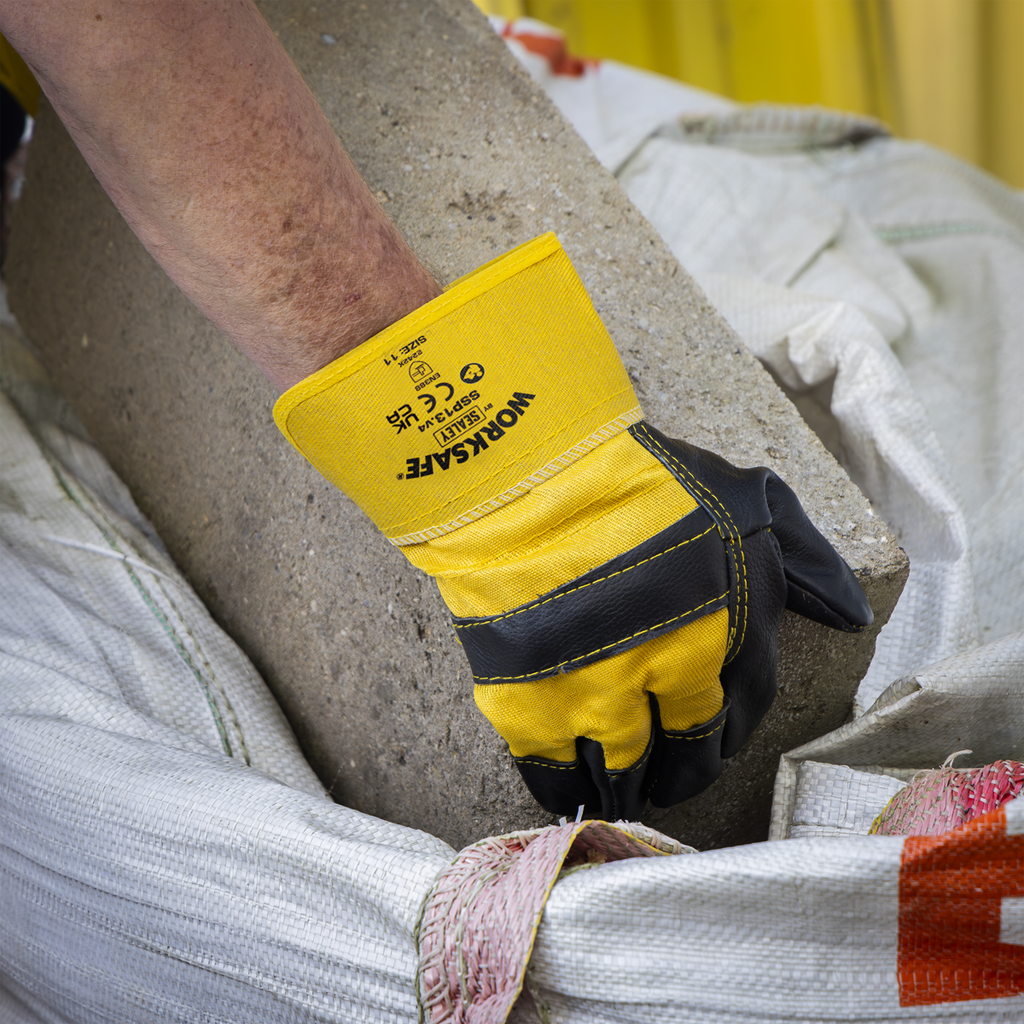 Worksafe® Rigger's Gloves with Hide Palm - Pair