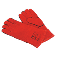 Lined Leather Welding Gauntlets - Pair