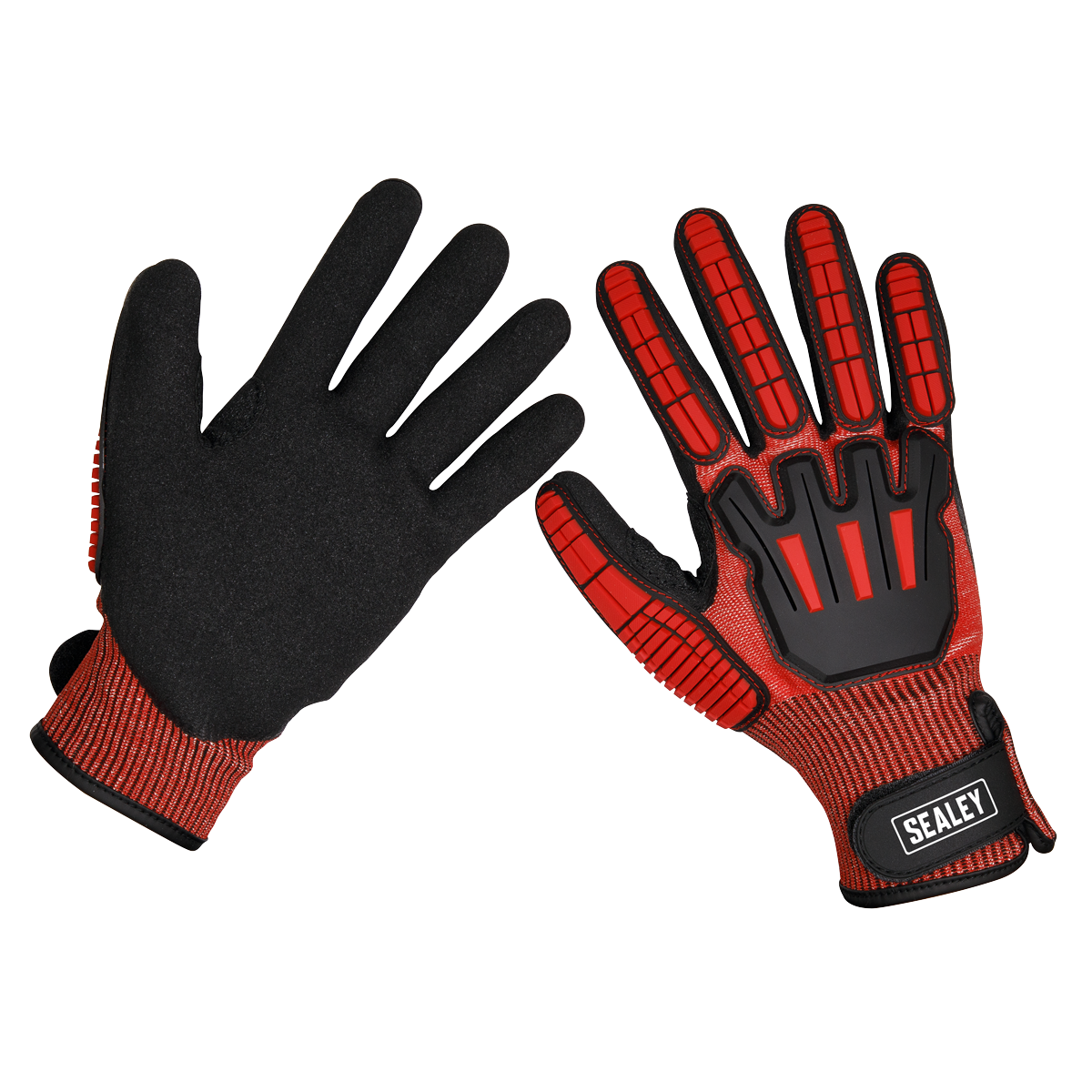 Cut & Impact Resistant Gloves, Large - Pair