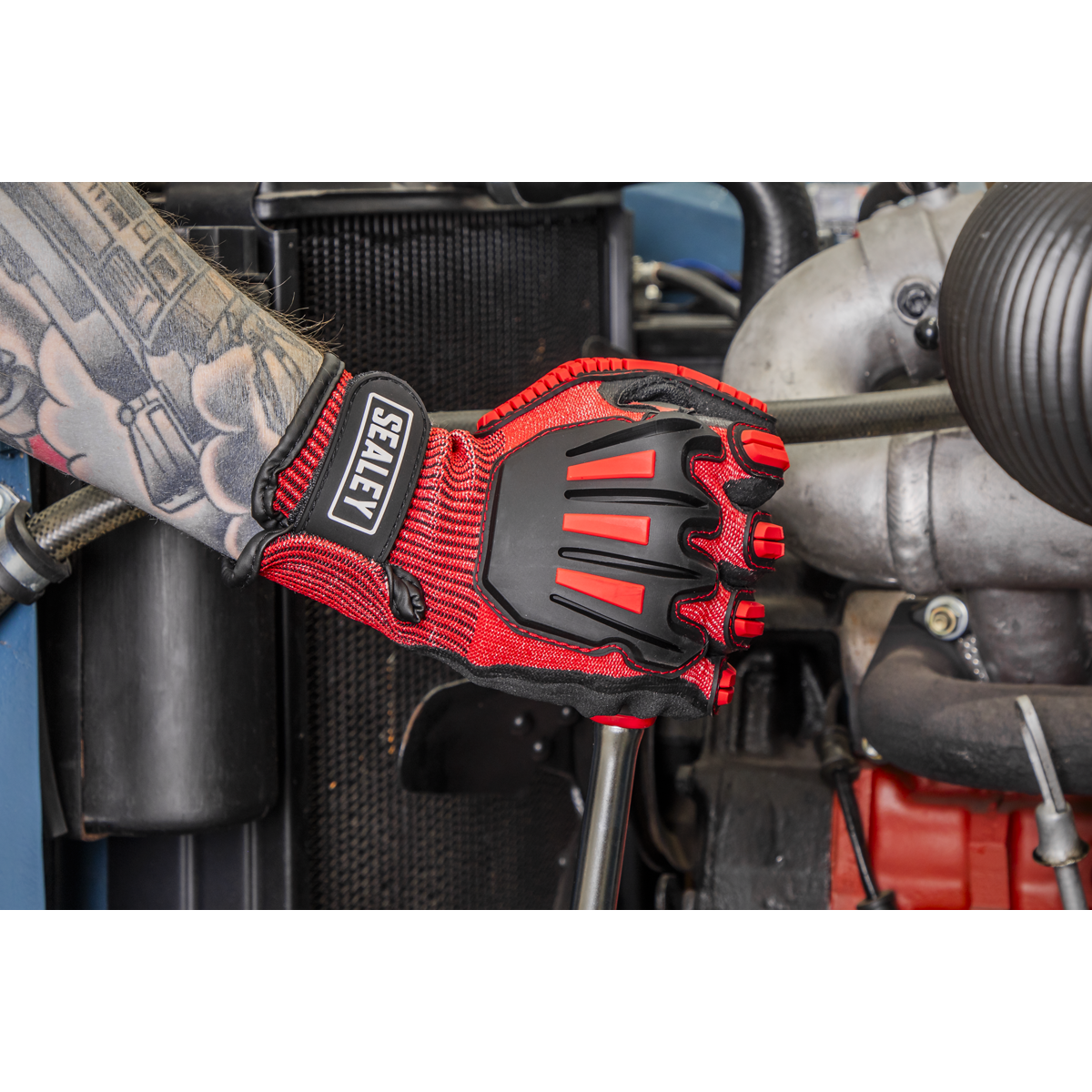 Cut & Impact Resistant Gloves, X-Large - Pair