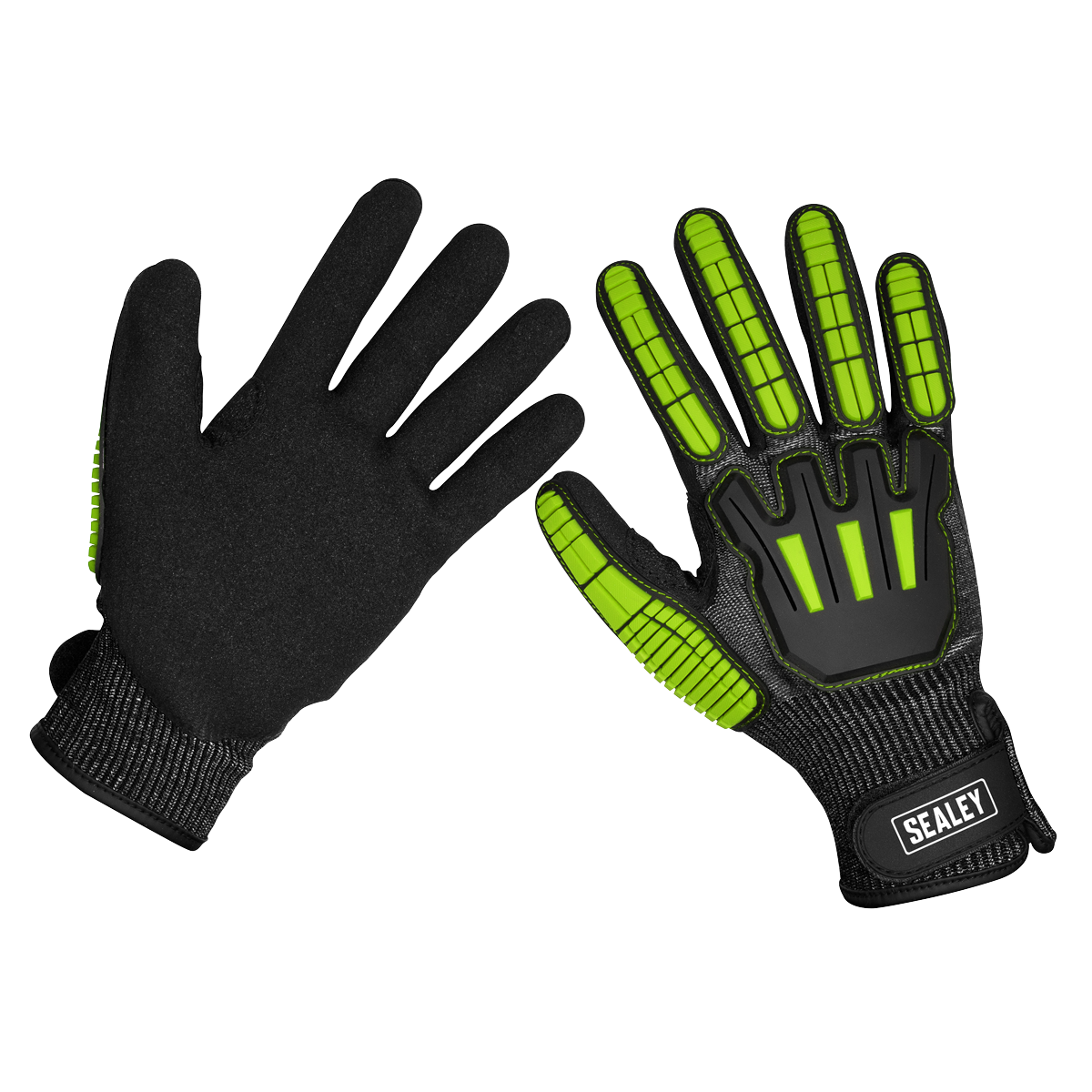 Cut & Impact Resistant Gloves, Large - Pair