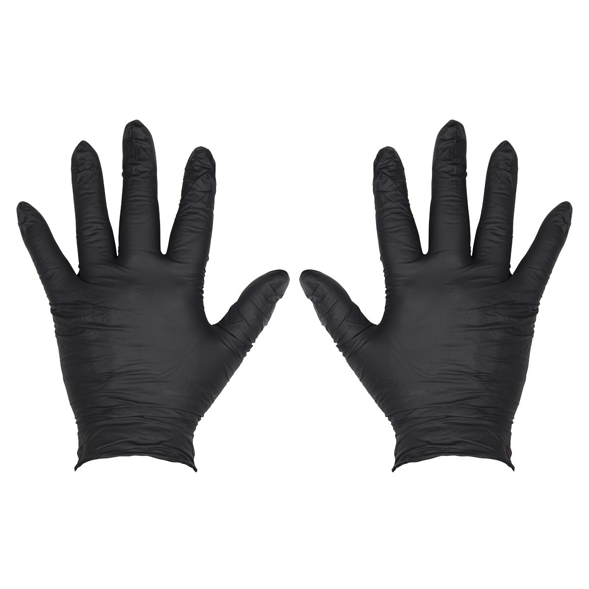 Extra-Thick Powder-Free Disposable Nitrile Gloves, X-Large -
