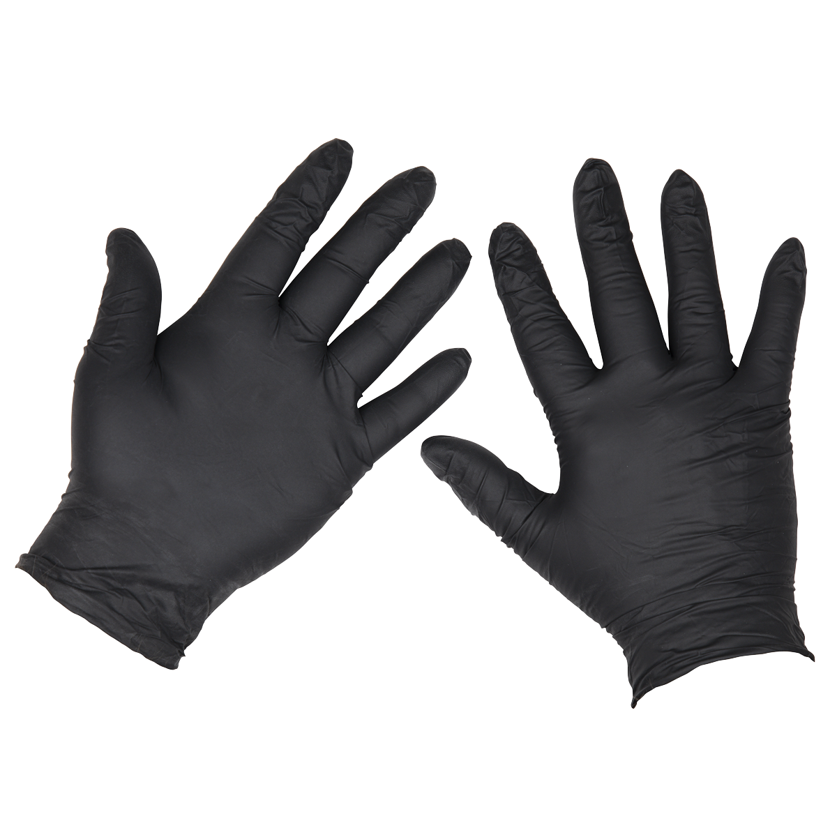 Extra-Thick Powder-Free Disposable Nitrile Gloves, X-Large - Pack of 100