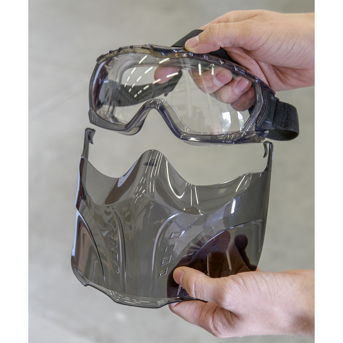 Worksafe® Safety Goggles with Detachable Face Shield