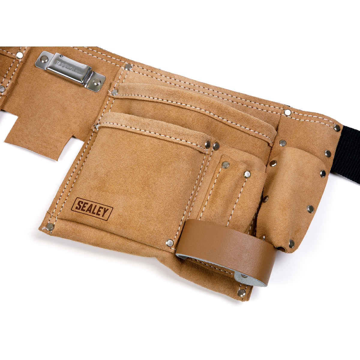 Double Pouch Leather Tool Belt (STBL01)