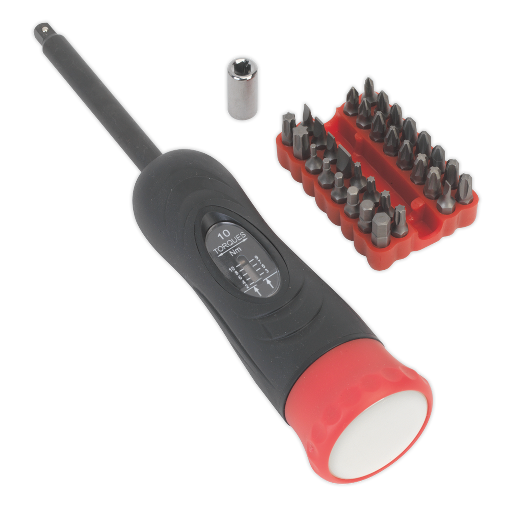 Premier Digital Torque Screwdriver Set 1/4"Sq Drive 2-10Nm 3