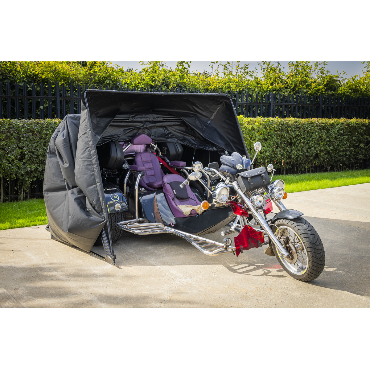Trike/3 Motorcycle Garage Shelter 2100 x 3800 x 1900mm