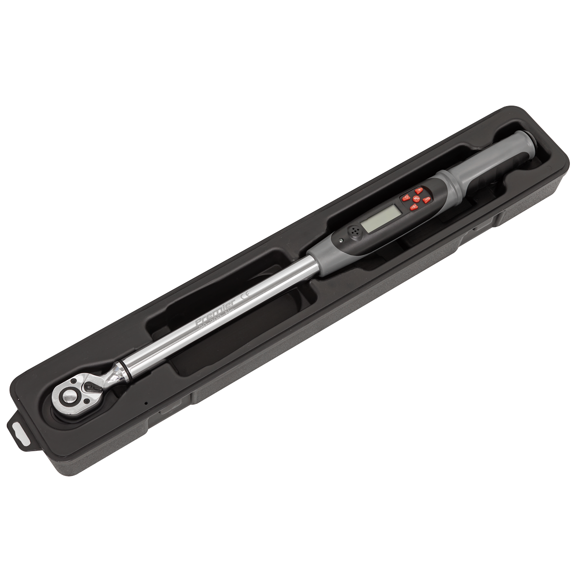 Premier Digital Torque Wrench with Angle Function, 1/2"Sq Drive, 20-200Nm