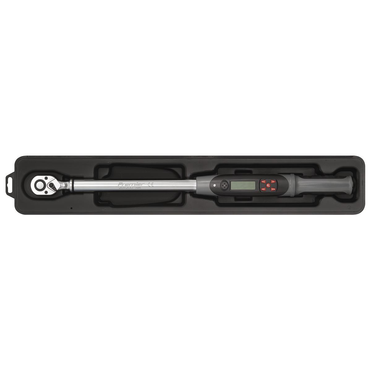 Premier Digital Torque Wrench with Angle Function, 1/2"Sq Drive, 20-200Nm