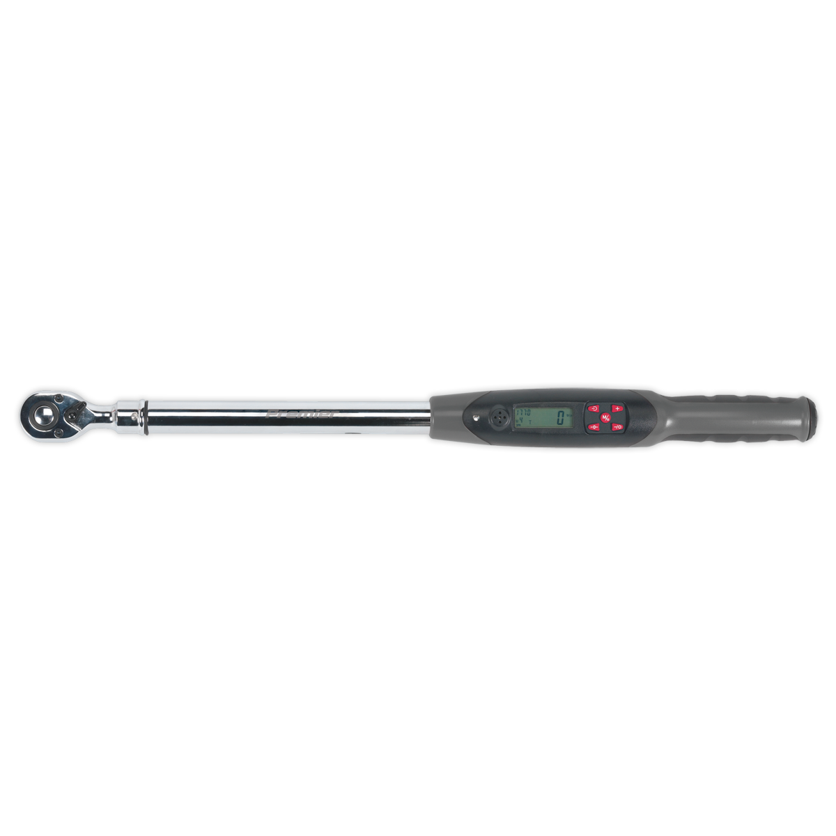 Premier Digital Torque Wrench with Angle Function, 1/2"Sq Drive, 20-200Nm