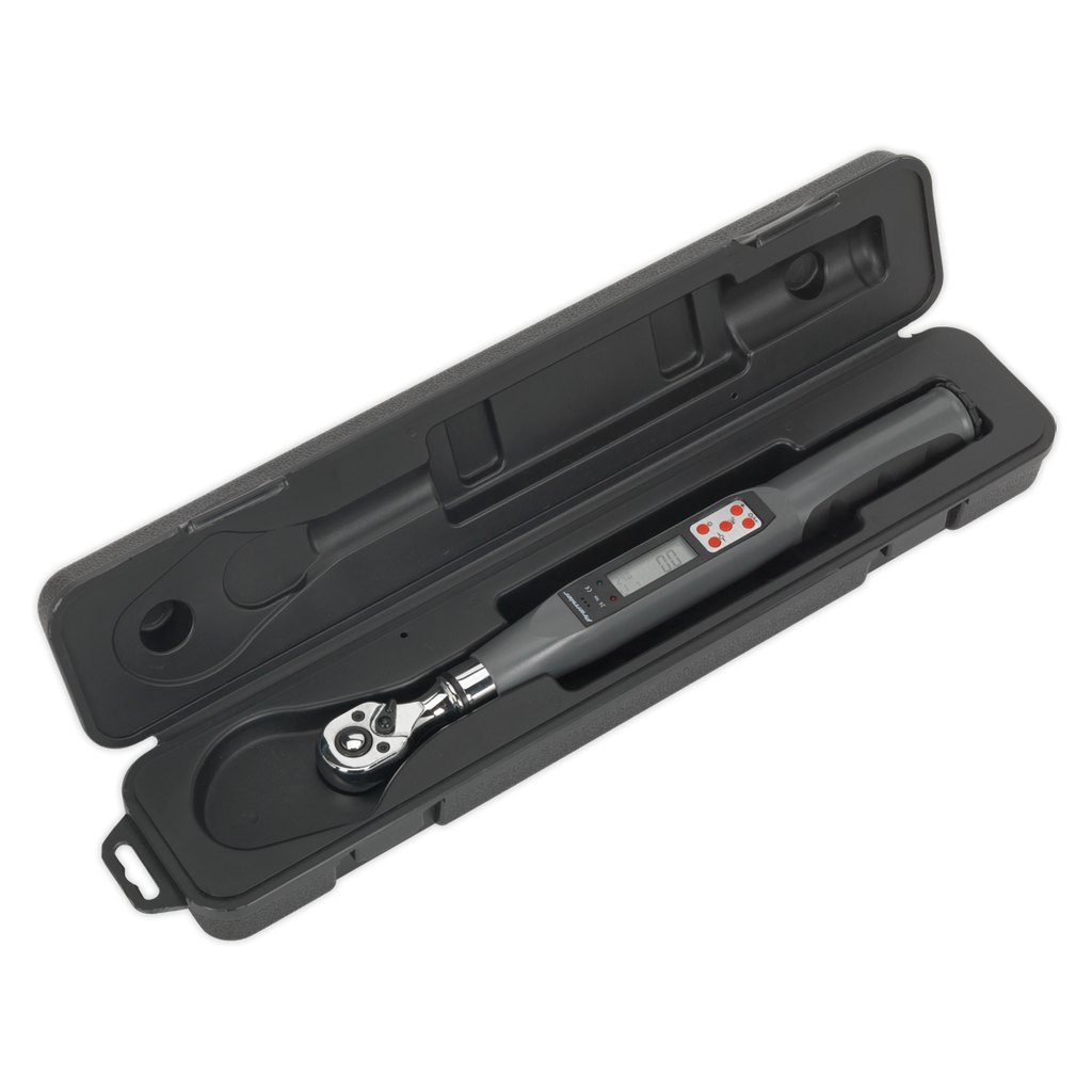 Premier Digital Torque Wrench Digital 3/8"Sq Drive 2-24Nm