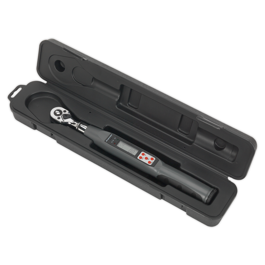 Premier Digital Torque Wrench Digital 3/8"Sq Drive 2-24Nm
