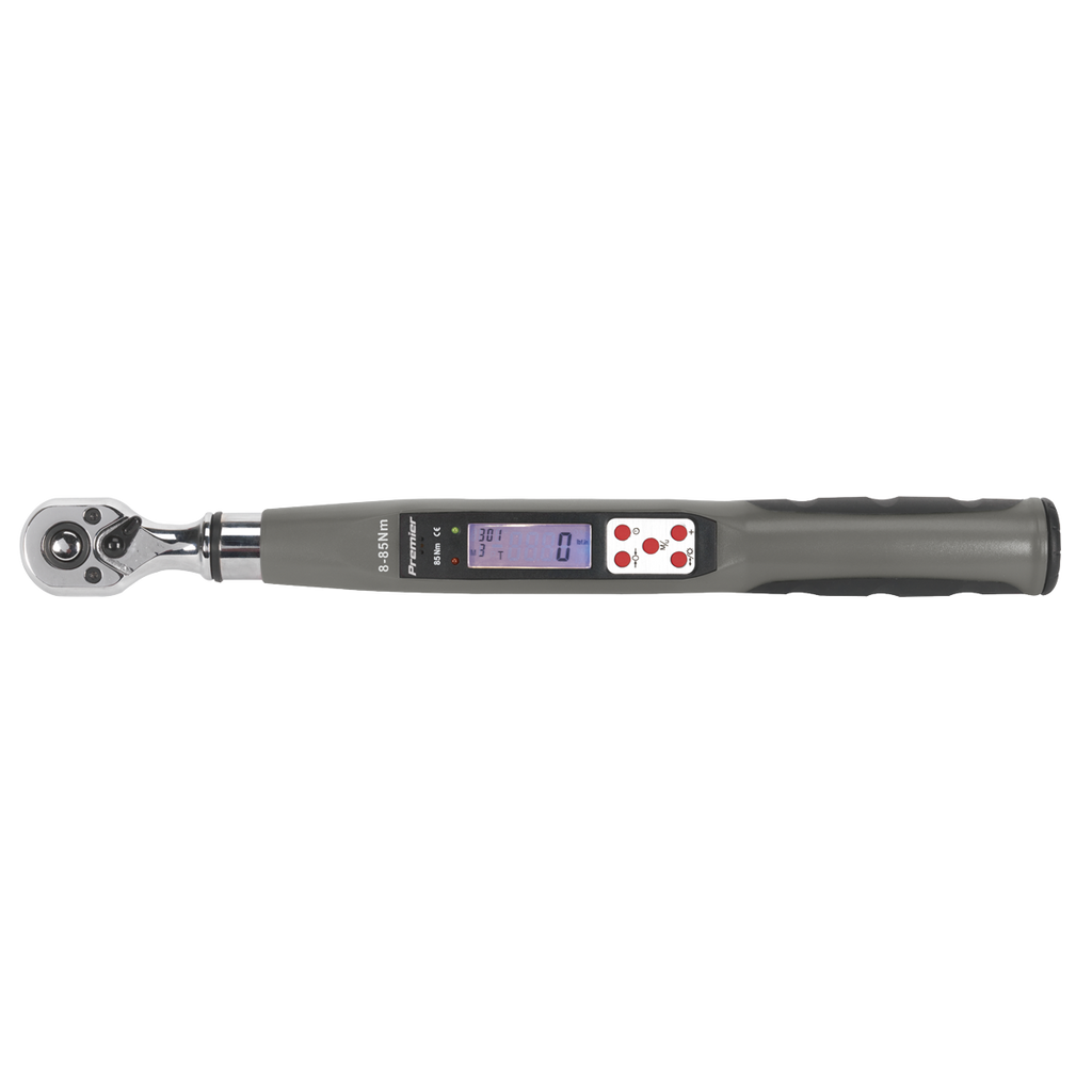 Premier Digital Torque Wrench 3/8"Sq Drive 8-85Nm