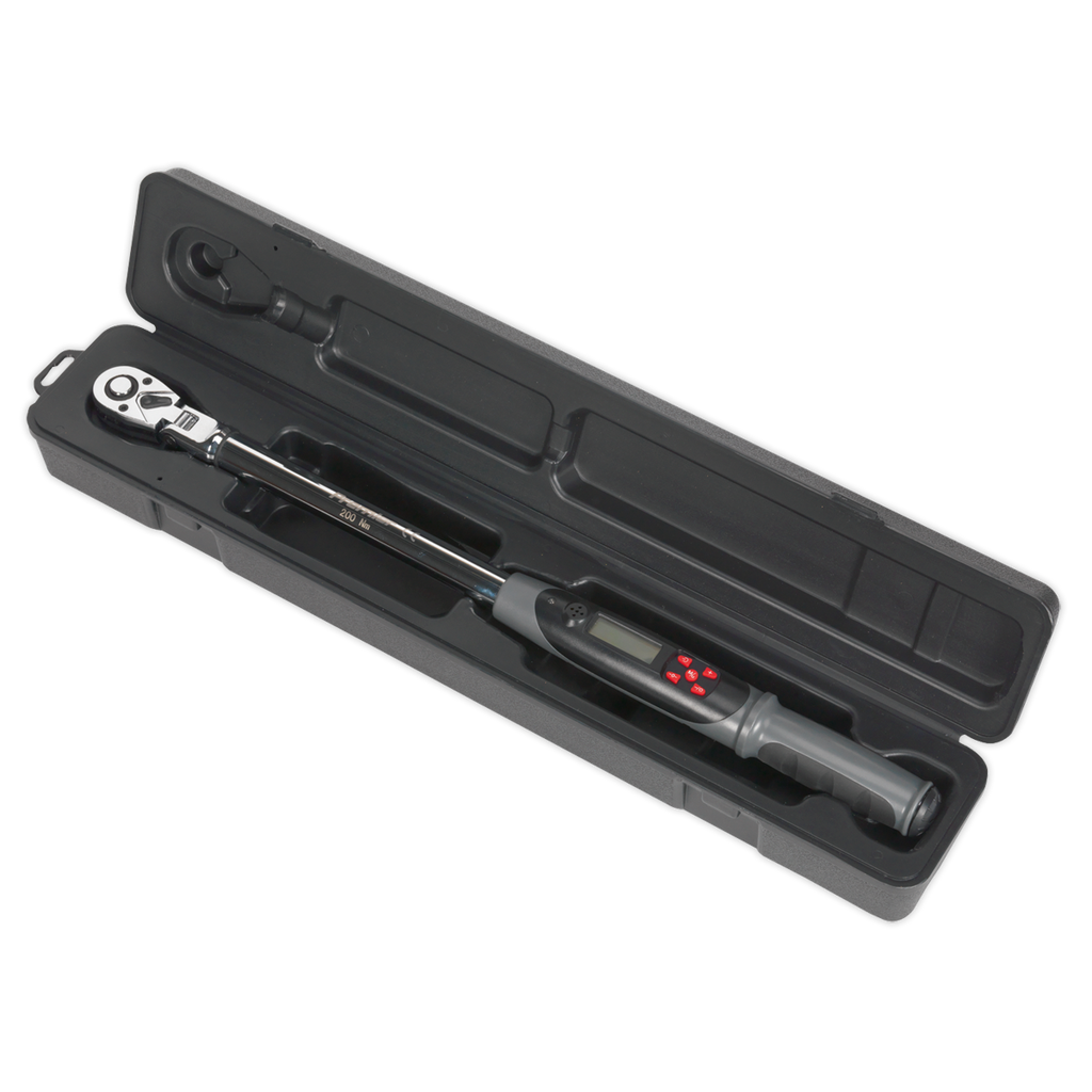 Premier Flexi-Head Digital Torque Wrench with Angle Function