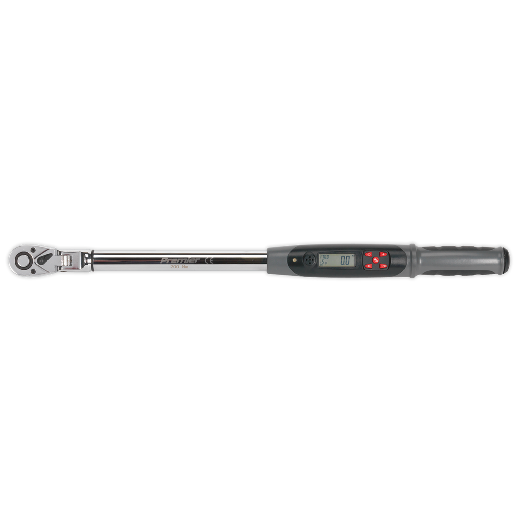 Premier Flexi-Head Digital Torque Wrench with Angle Function
