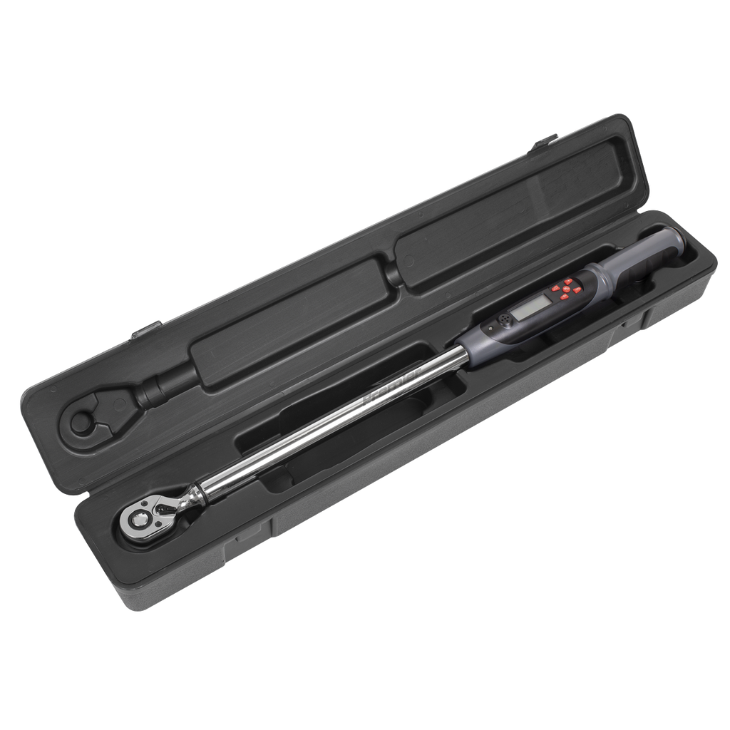 Premier Digital Torque Wrench with Angle Function 1/2"Sq Drive 30-340Nm