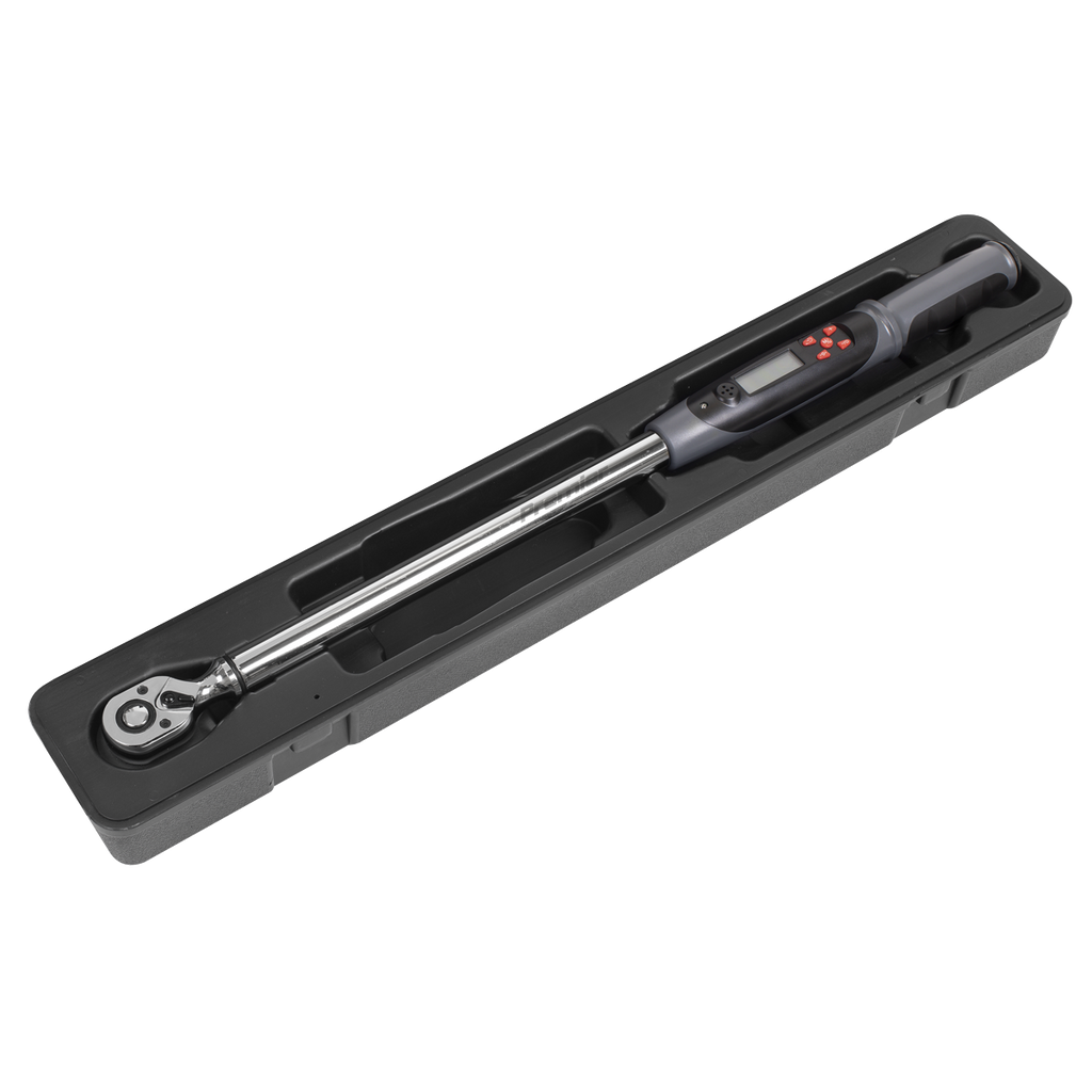 Premier Digital Torque Wrench with Angle Function 1/2"Sq Drive 30-340Nm