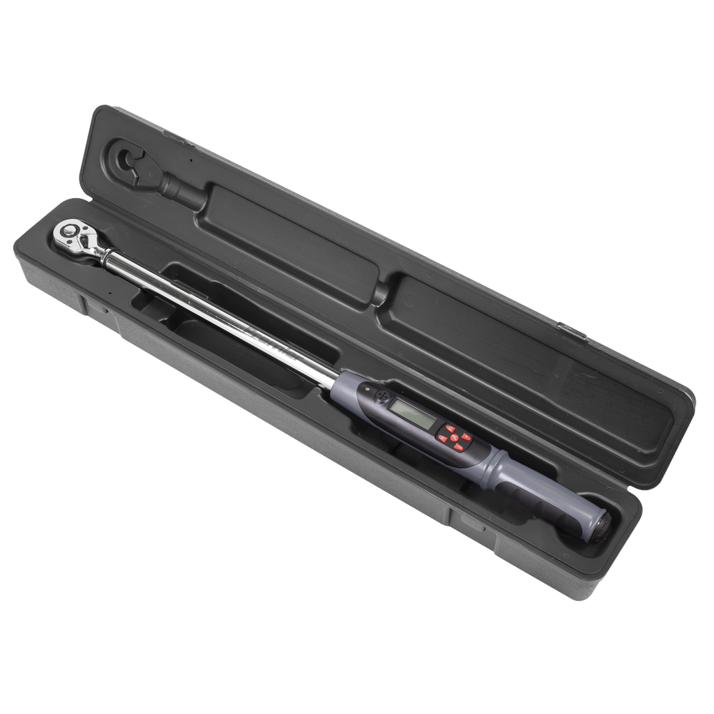 Premier Digital Torque Wrench with Angle Function 1/2"Sq Drive 30-340Nm