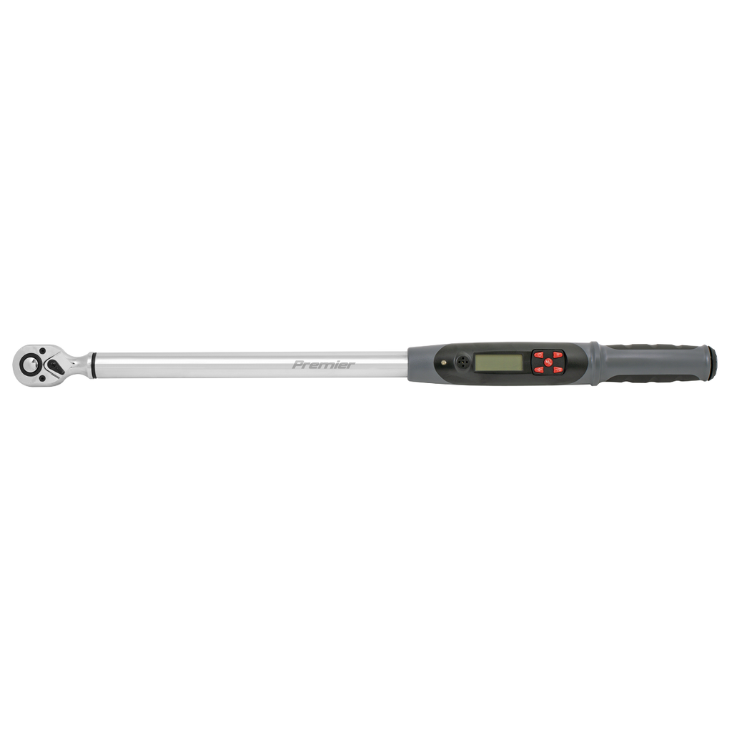 Premier Digital Torque Wrench with Angle Function 1/2"Sq Drive 30-340Nm