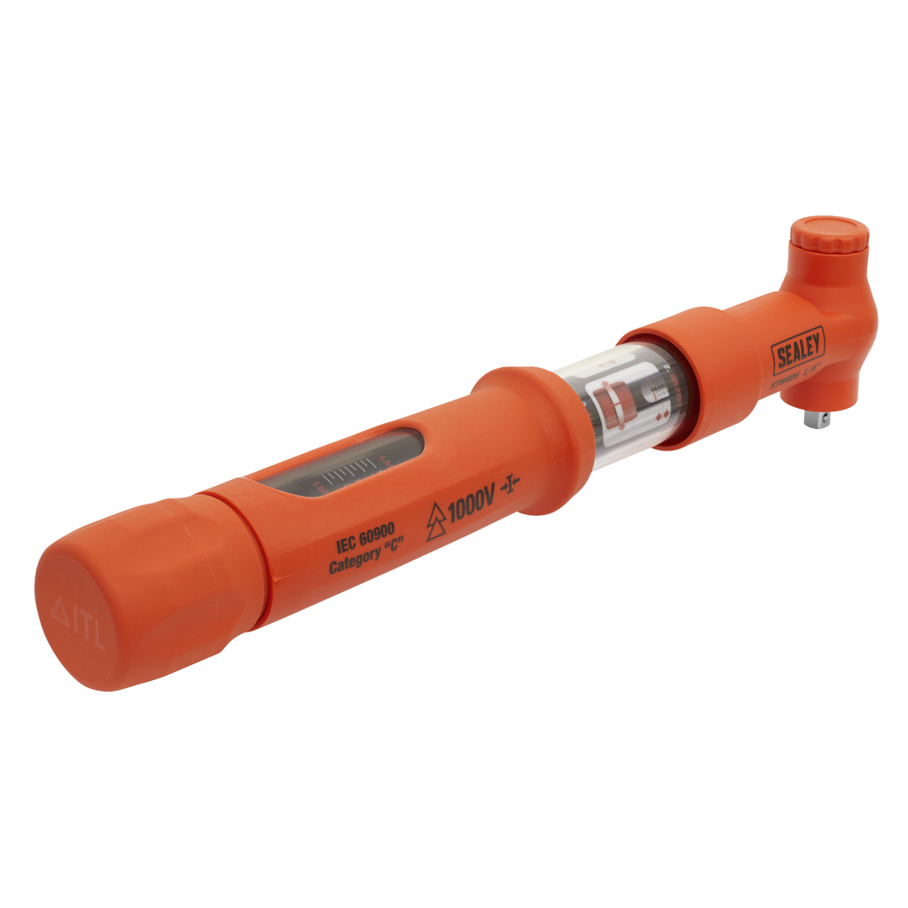 Premier Insulated Torque Wrench 1/4"Sq Drive 2-12Nm