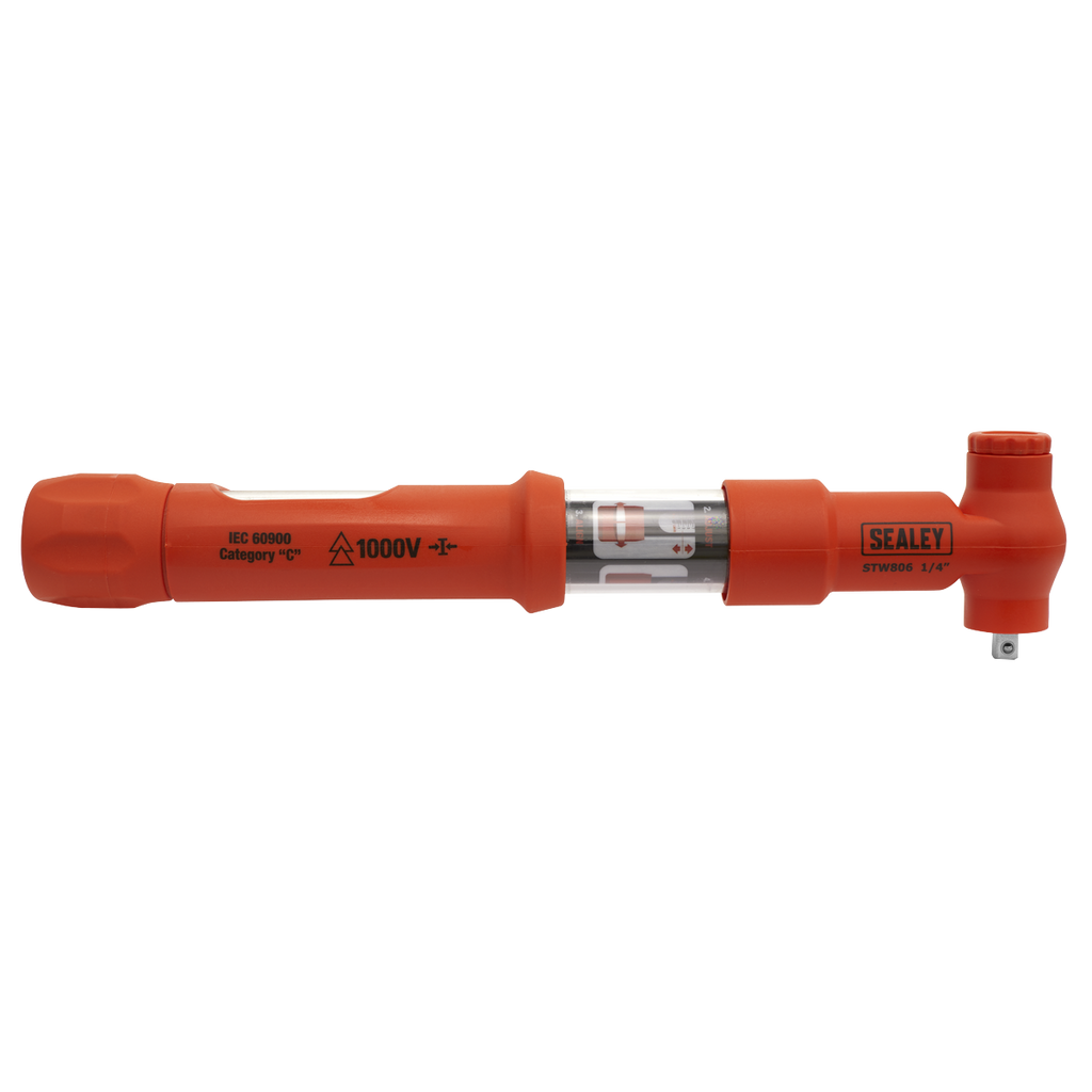 Premier Insulated Torque Wrench 1/4"Sq Drive 2-12Nm