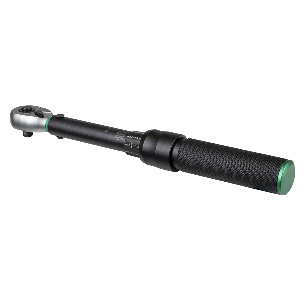 Torque Wrench Micrometer 1/4"Sq Drive Calibrated 5-25Nm - Pr