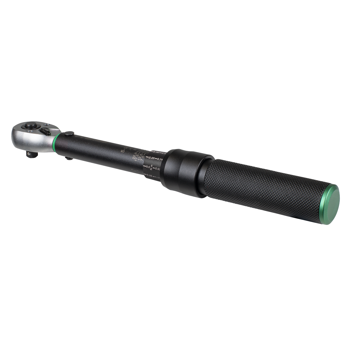 Torque Wrench Micrometer 1/4"Sq Drive Calibrated 5-25Nm - Premier Black