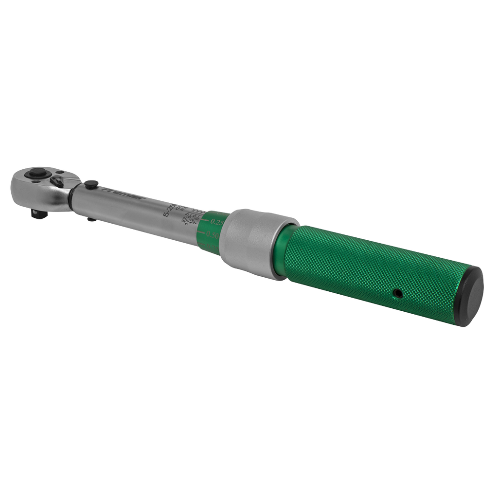 Premier Calibrated Micrometer Torque Wrench 1/4"Sq Drive 5-2