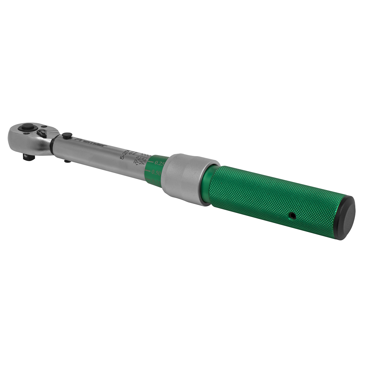 Premier Calibrated Micrometer Torque Wrench 1/4"Sq Drive 5-25Nm
