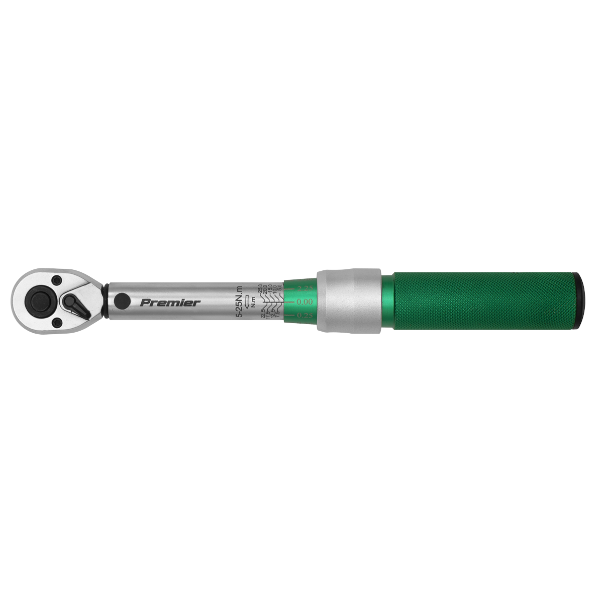 Premier Calibrated Micrometer Torque Wrench 1/4"Sq Drive 5-2