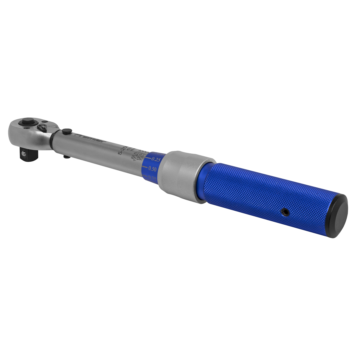 Premier Calibrated Micrometer Torque Wrench 3/8"Sq Drive 5-25Nm