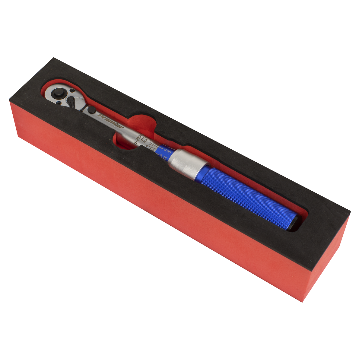 Premier Calibrated Micrometer Torque Wrench 3/8"Sq Drive 5-2