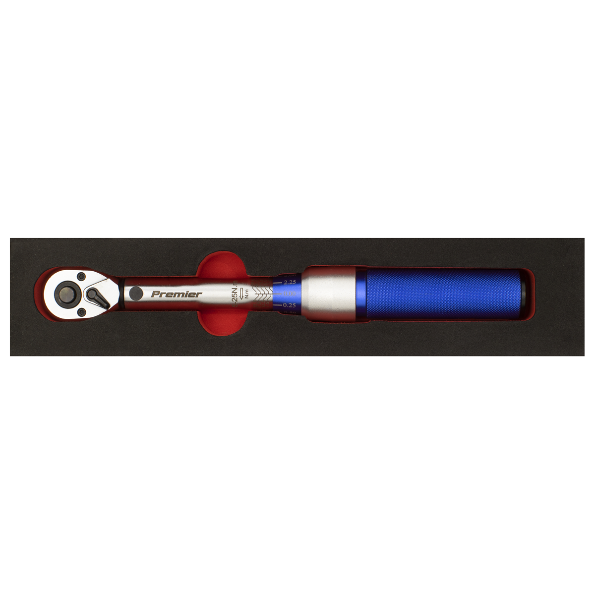 Premier Calibrated Micrometer Torque Wrench 3/8"Sq Drive 5-2