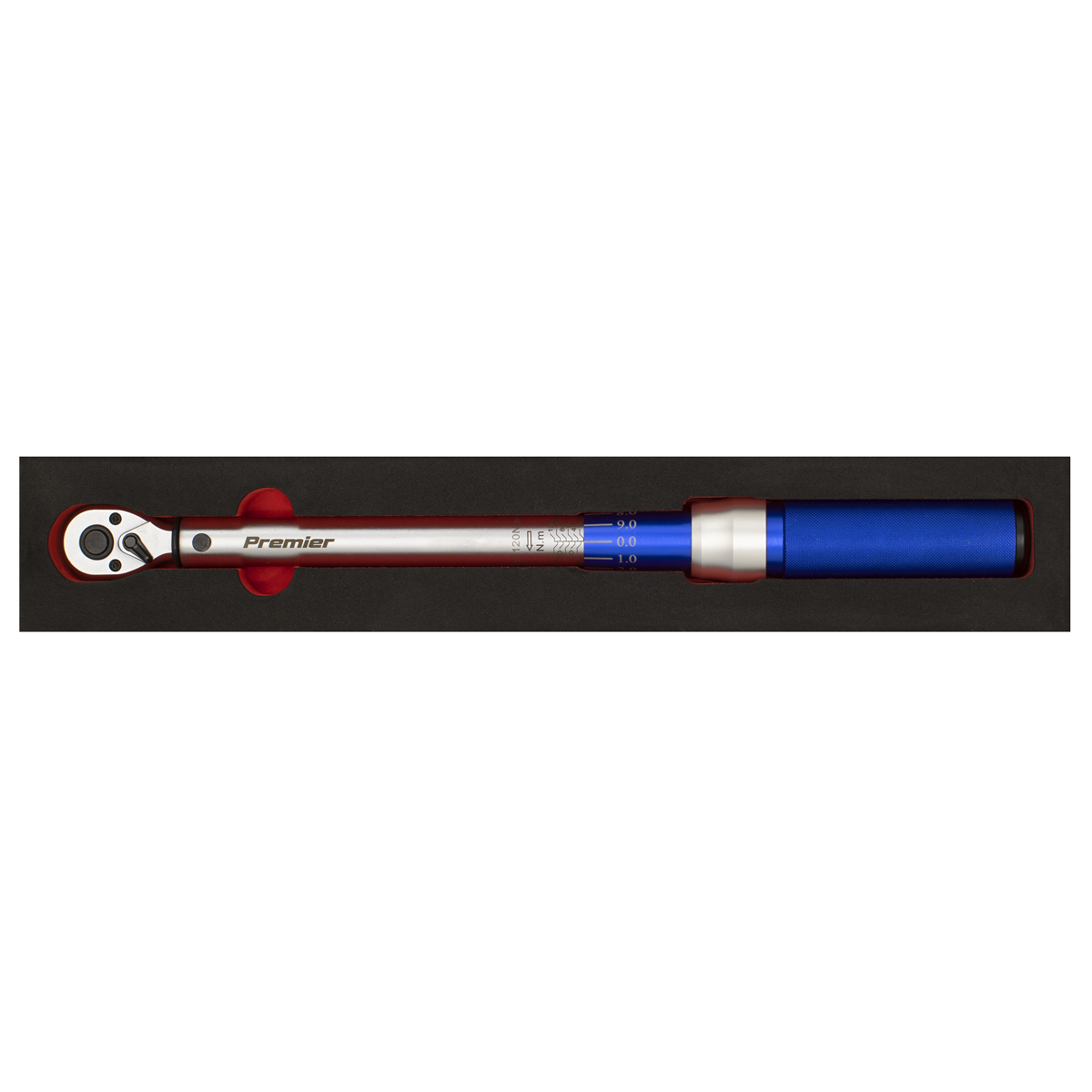 Premier Calibrated Micrometer Torque Wrench 3/8"Sq Drive 20-