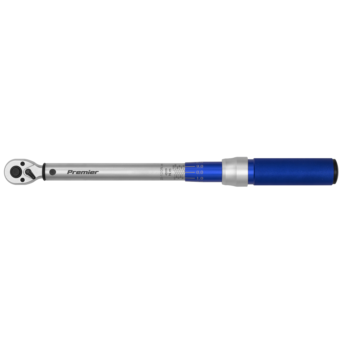 Premier Calibrated Micrometer Torque Wrench 3/8"Sq Drive 20-