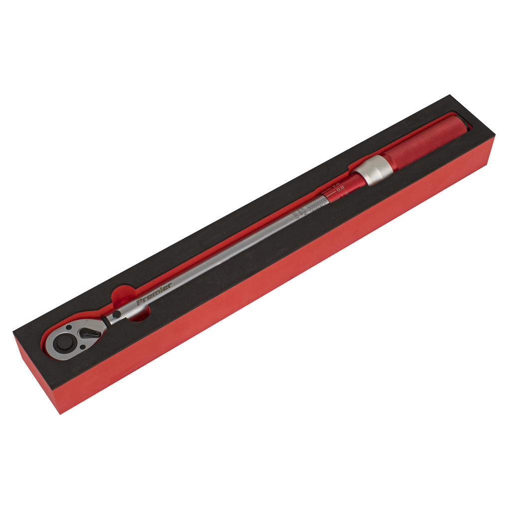 Premier Calibrated Micrometer Torque Wrench 1/2"Sq Drive 40-